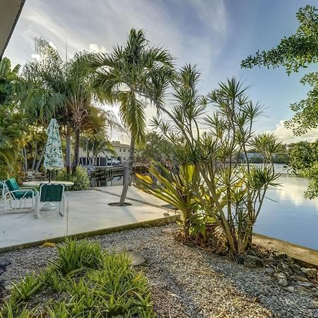 Waterfront Apartment Private Patio Pool Fort Lauderdale Esterno foto