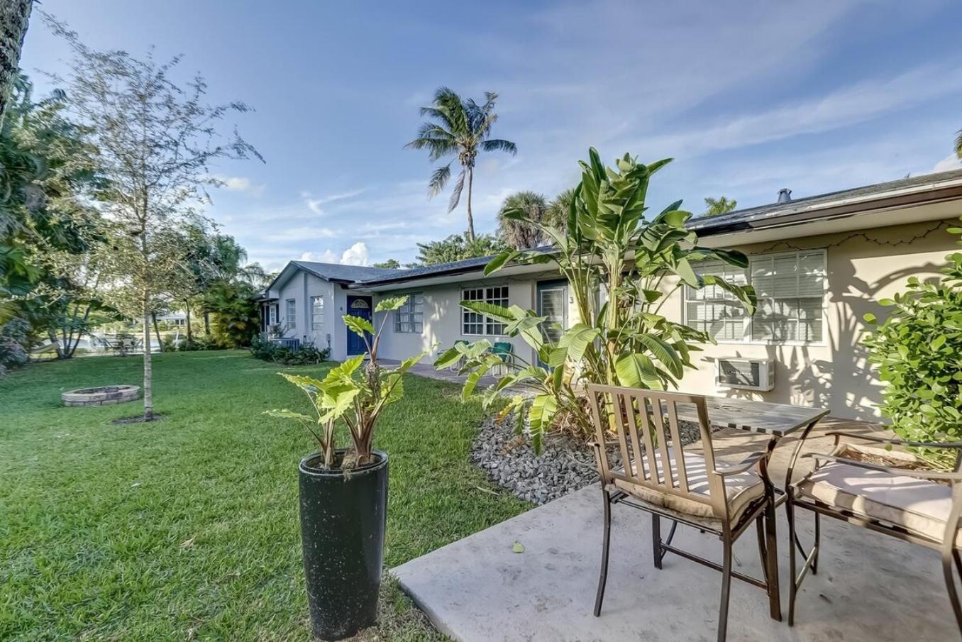 Waterfront Apartment Private Patio Pool Fort Lauderdale Esterno foto